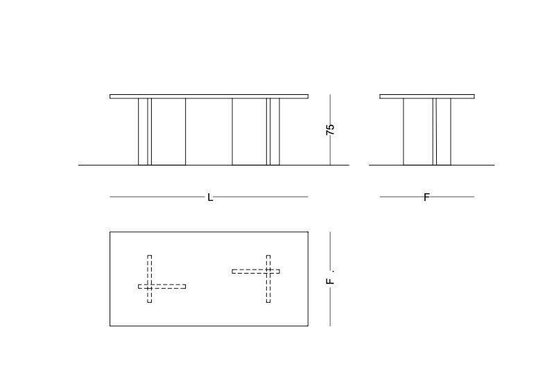 Mesa comedor Canto 8